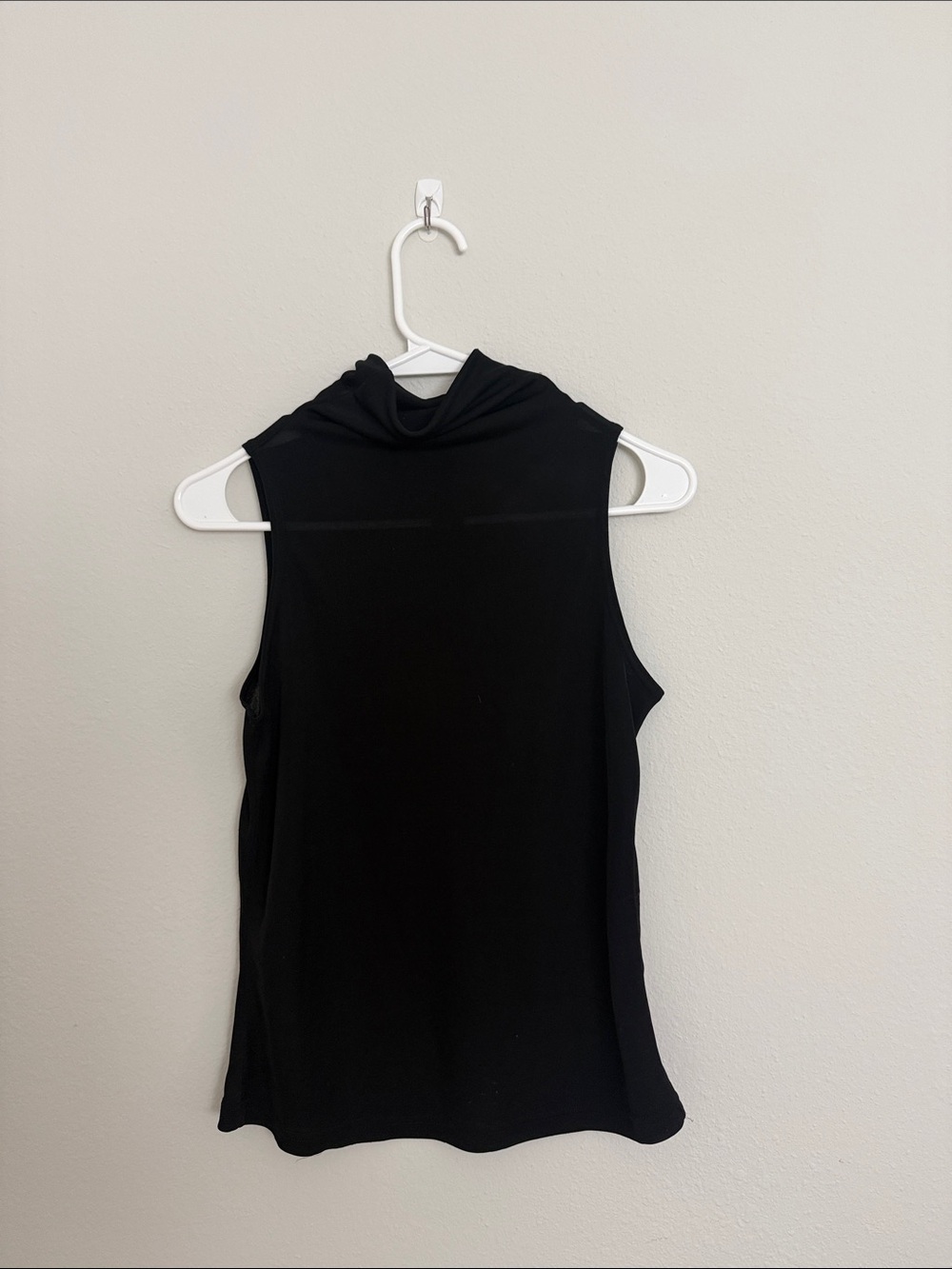 Express Black Sleeveless High Neck Tank